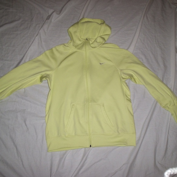 pastel yellow nike hoodie